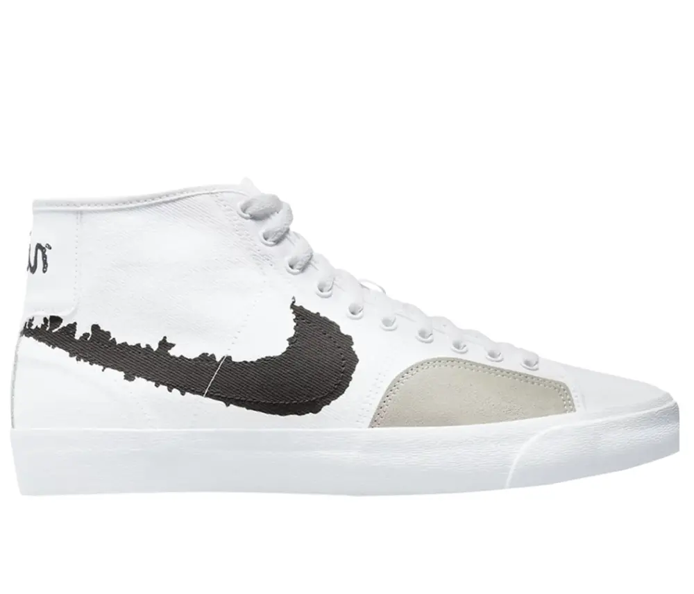 Giày Nike SB Blazer Court Mid 'Black White' DM8553-100