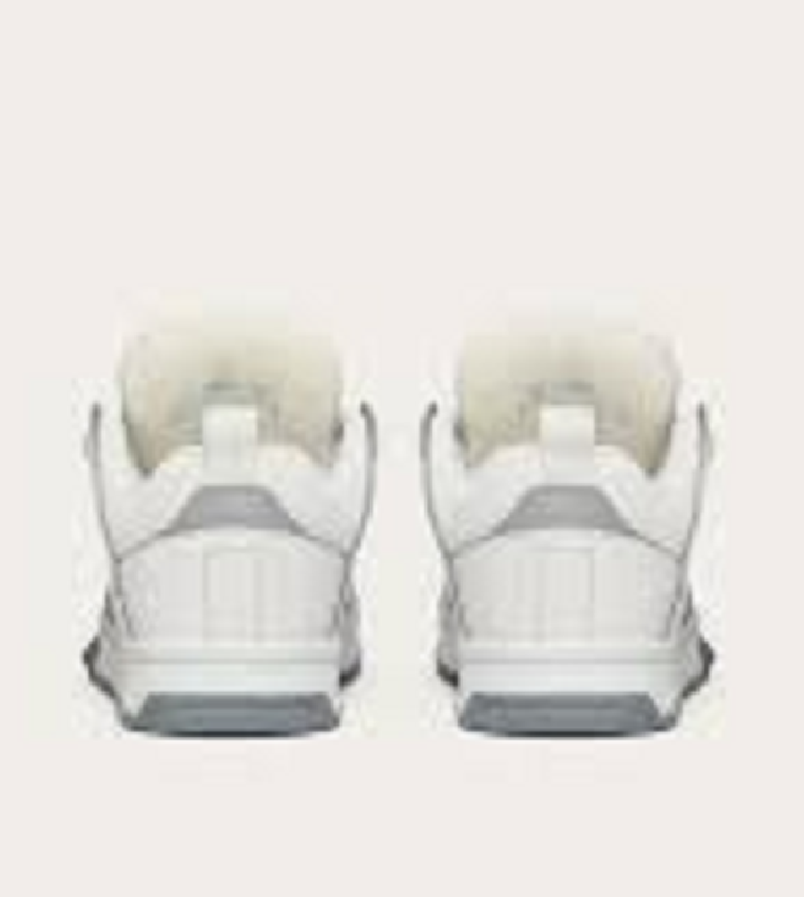 Giày Valentino Garavani Calfskin and Fabric 1Y2S0F89YPB6TX - Ảnh 5