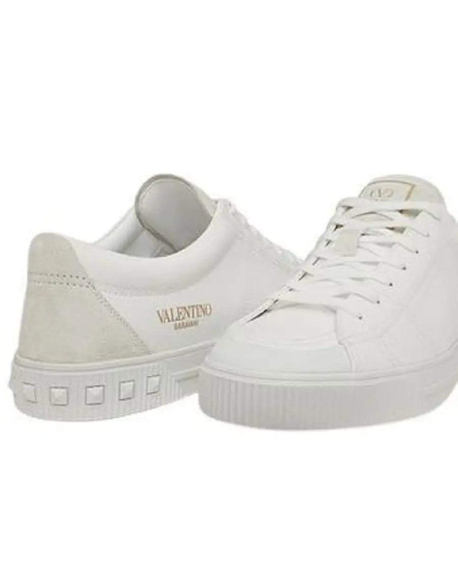 Alternative view of Giày Valentino Garavani Cityplanet Suede And Canvas Sneaker 1Y2S0F90NXI0BO