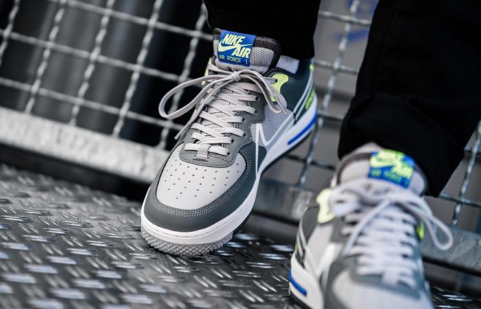 Giày Nike Air Force 1 React 'Wolf Grey' CD4366-002 - Ảnh 4