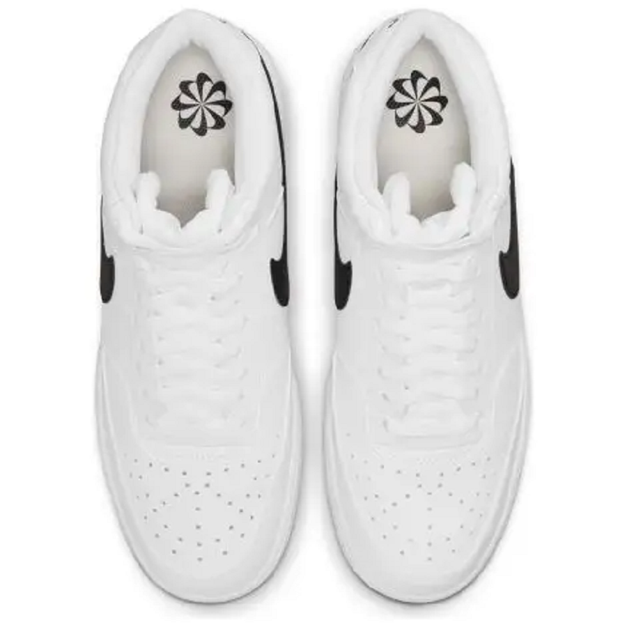 Giày Nike Court Vision Mid 'White Black' DN3577-101 - Ảnh 6