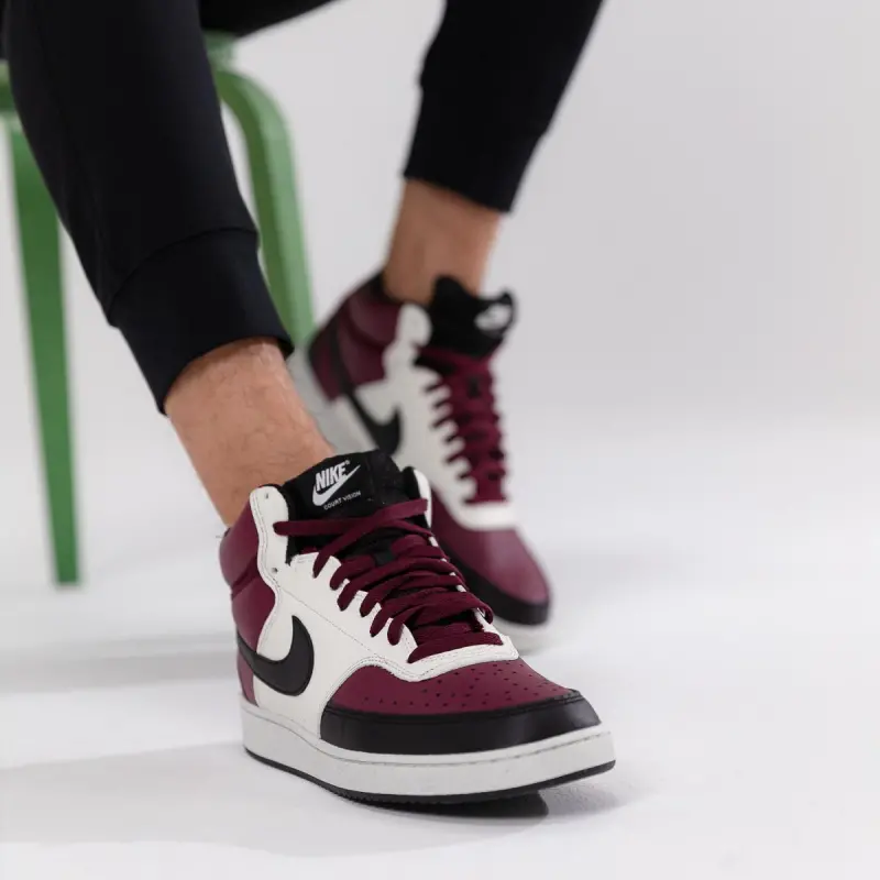 Giày Nike Court Vision Mid Next Nature 'Dark Beetroot' DN3577-600 - Ảnh 4
