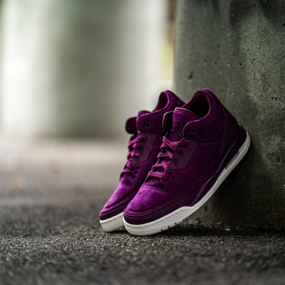 Giày Nike Wmns Air Jordan 3 Retro 'Bordeaux' AH7859-600 - Ảnh 4