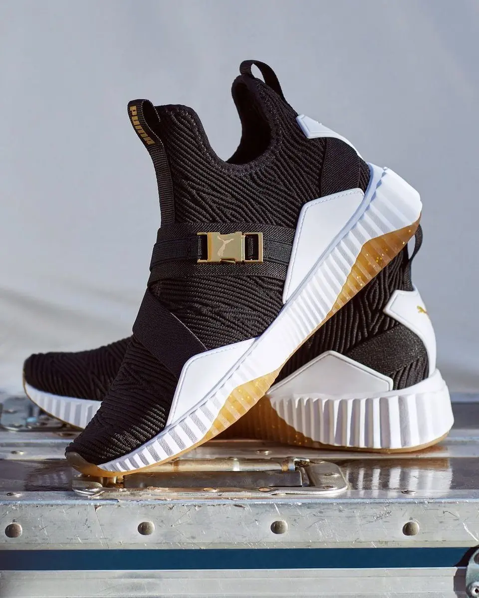 Giày Puma Defy Mid Varsity 'Black' 191667-01 - Ảnh 4