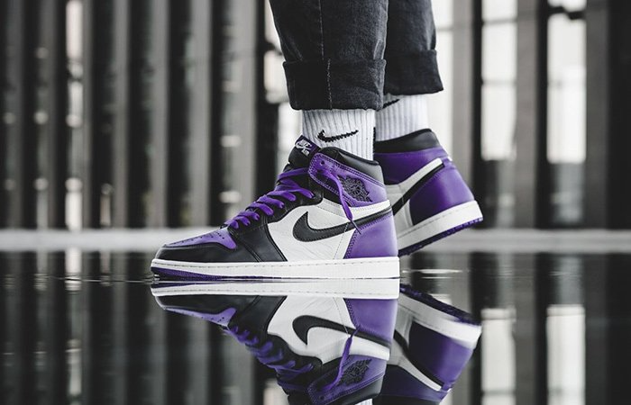 Giày Nike Air Jordan 1 Retro High OG 'Court Purple' 555088-501 - Ảnh 5