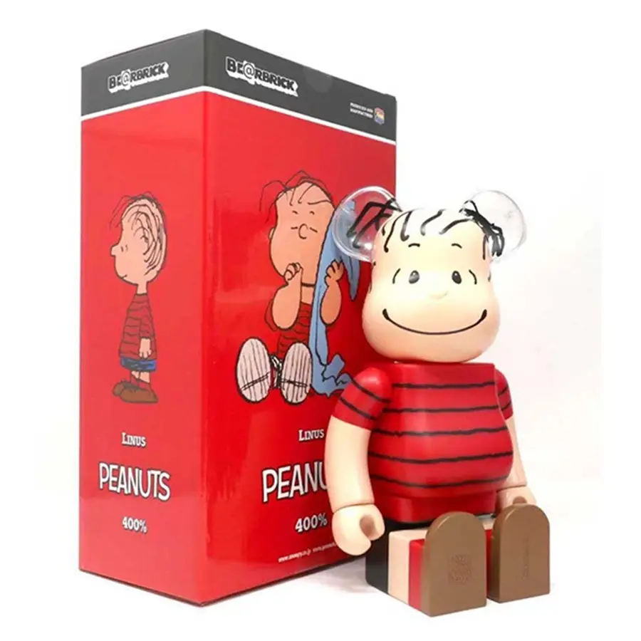 Alternative view of Mô hình Bearbrick LINUS 400% Multicolor