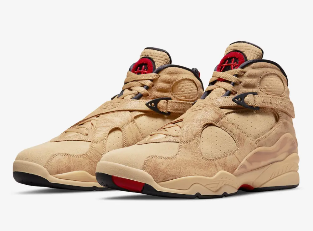 Alternative view of Giày Nike Jordan 8 Retro SE Rui Hachimura 'Black' DO2496-700