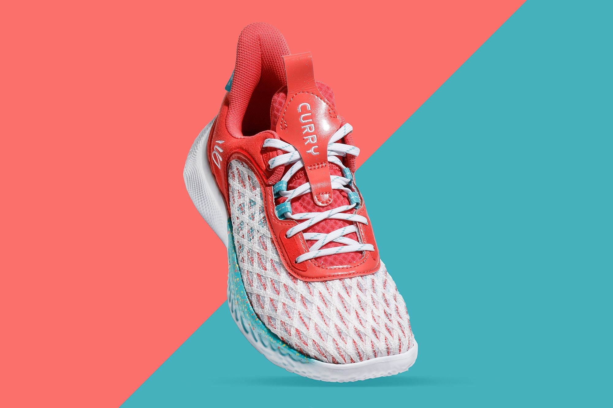 Giày Under Armour Curry Flow 9 'Eat. Learn. Play.' 3025684-101 - Ảnh 5