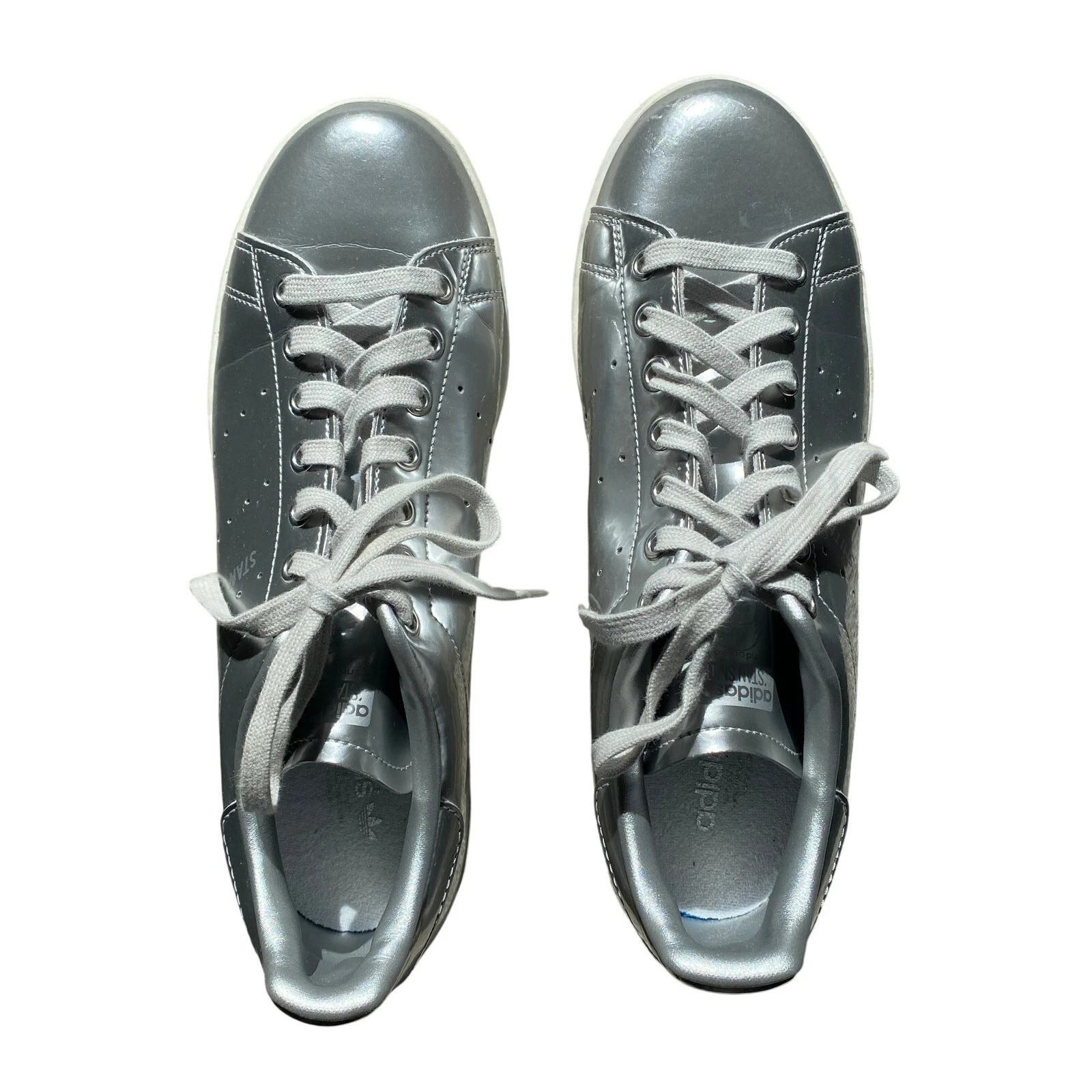 Giày Adidas Stan Smith 'Silver Metallic' FW5477 - Ảnh 6