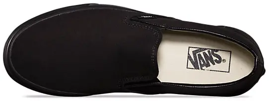 Giày Vans Classic Slip-On 'All Black' VN000EYEBKA - Ảnh 6