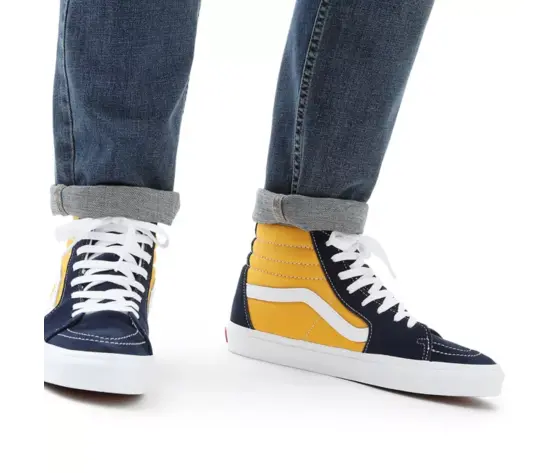 Giày Vans Sk8-Hi 'Navy Yellow' VN0A32QG4PL - Ảnh 5