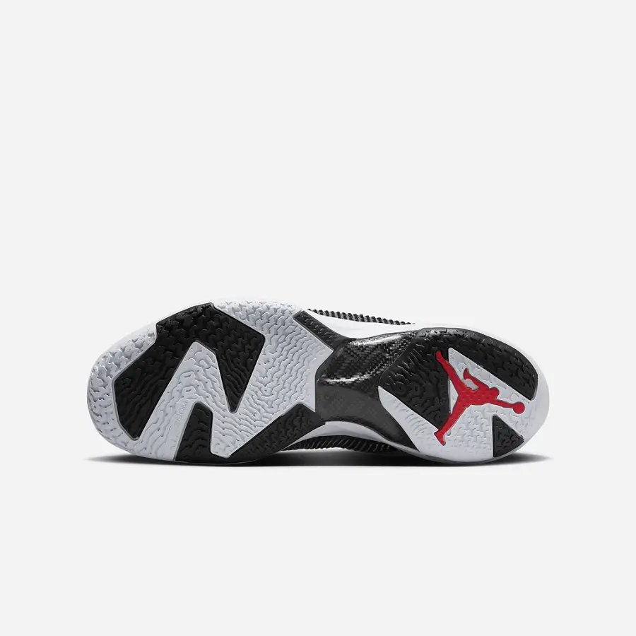 Giày Nike Air Jordan XXXVII Low PF 'White Black Siren Red' DQ4123-100 - Ảnh 6