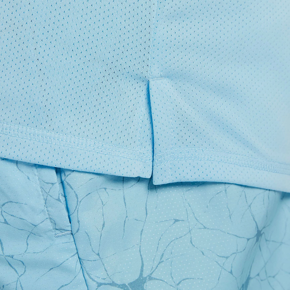 Áo Nike As Df Miler Ss Dye 'Blue Chill' DQ4735-499 - Ảnh 4