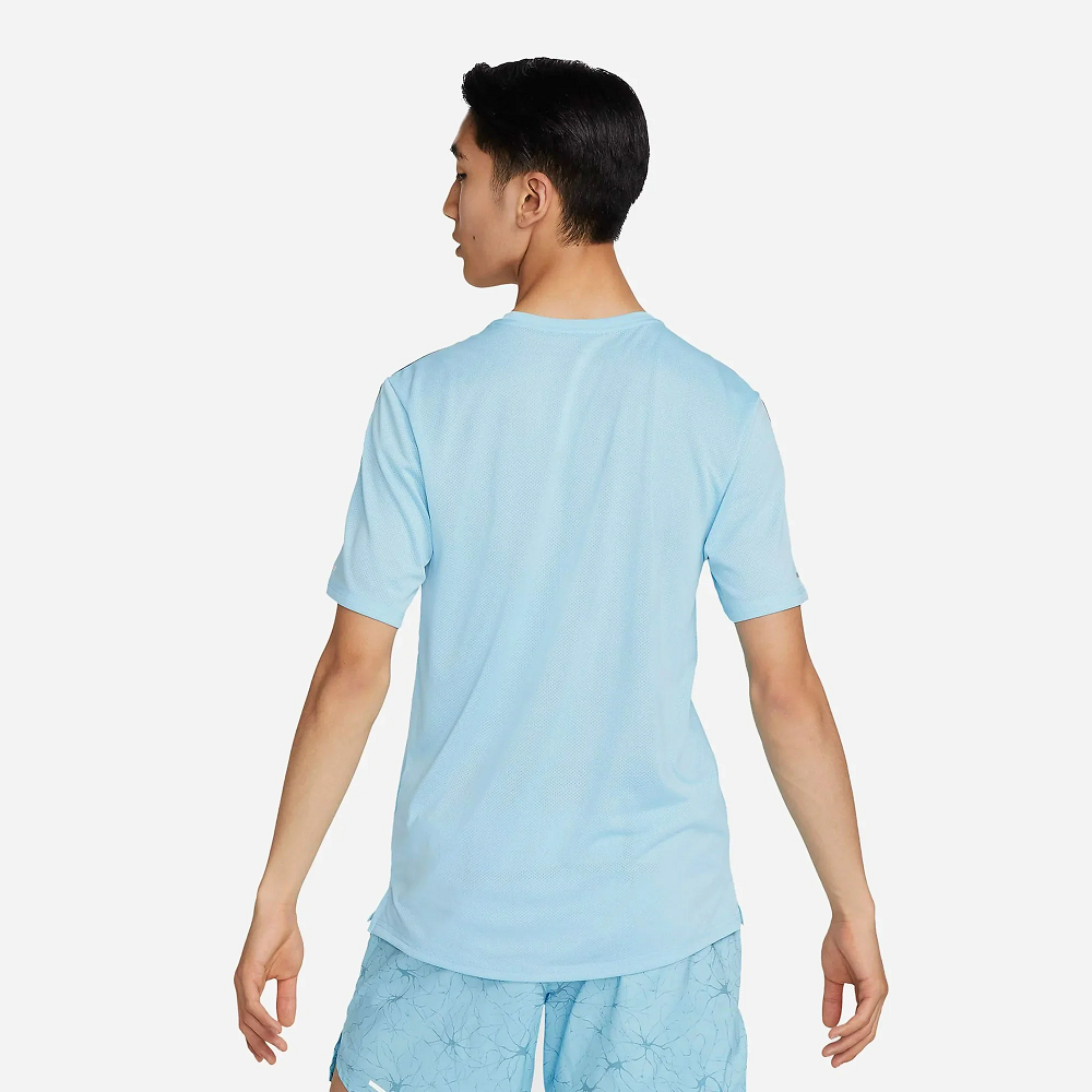 Áo Nike As Df Miler Ss Dye 'Blue Chill' DQ4735-499 - Ảnh 2