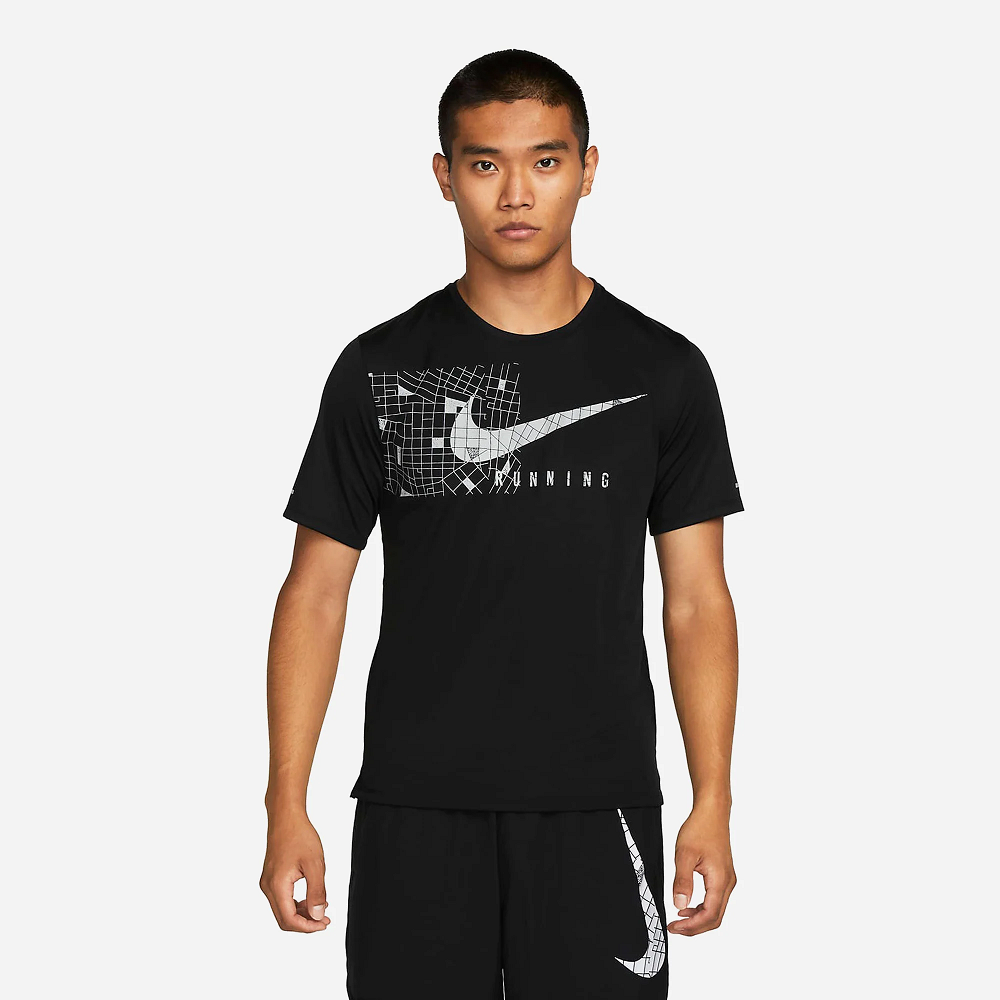 Áo Nike As Df Uv Miler Dvn 'Black' DQ6492-010 - Ảnh 4