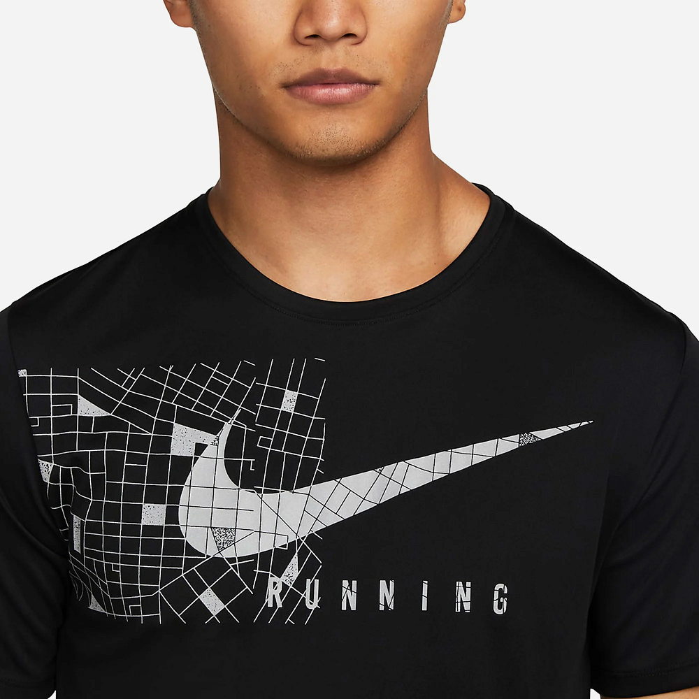 Áo Nike As Df Uv Miler Dvn 'Black' DQ6492-010 - Ảnh 2