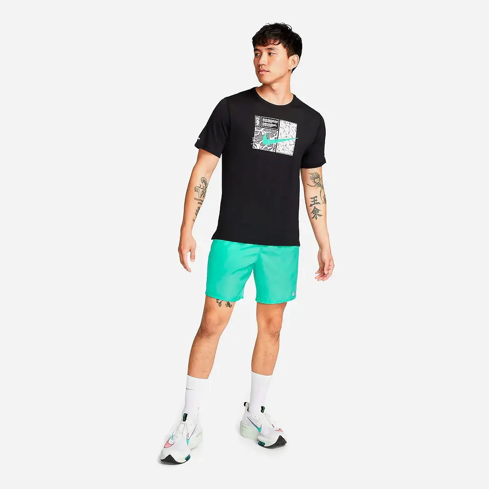 Alternative view of Áo Nike As Df Miler Dye 'Black' DQ6509-010