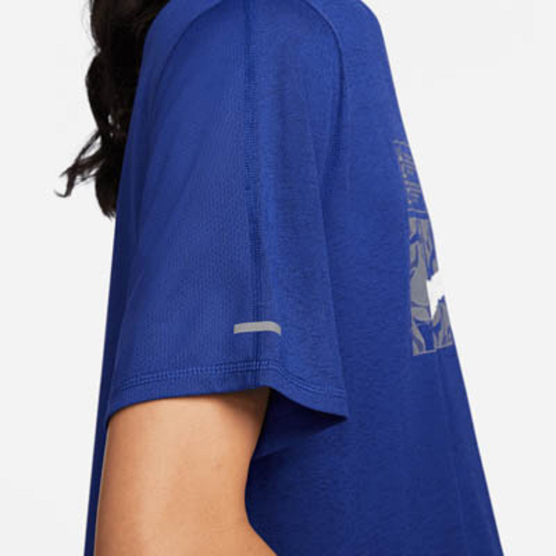 Áo Nike As Df Miler Dye 'Deep Royal' DQ6509-455 - Ảnh 4