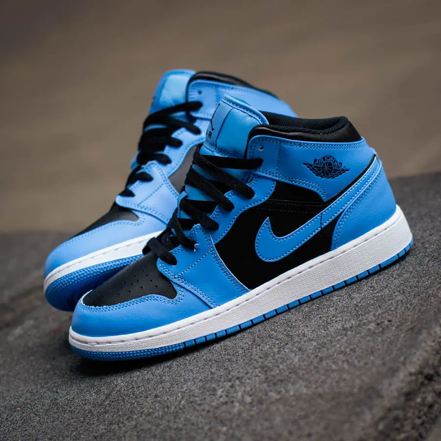 Giày Nike Air Jordan 1 Mid 'University Blue' DQ8423-401 - Ảnh 3