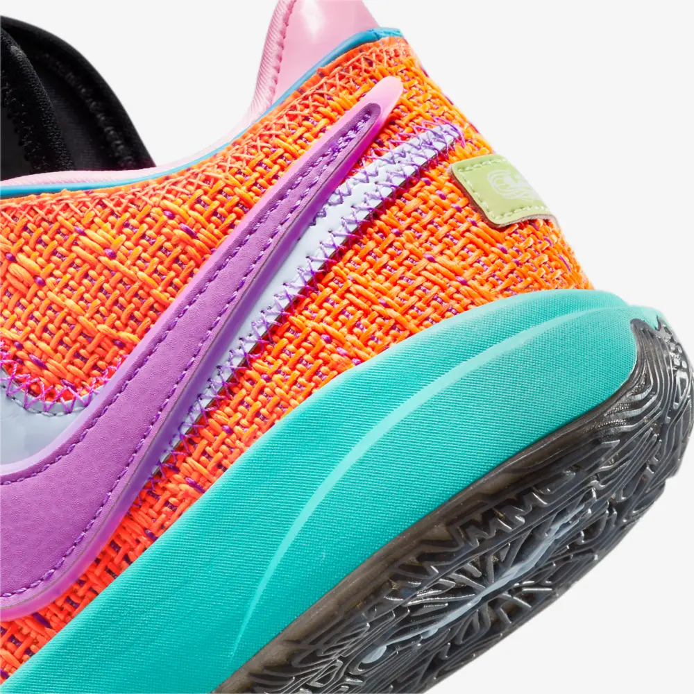 Giày Nike LeBron XX Total GS 'Orange Vivid Purple' DQ8651-800 - Ảnh 6