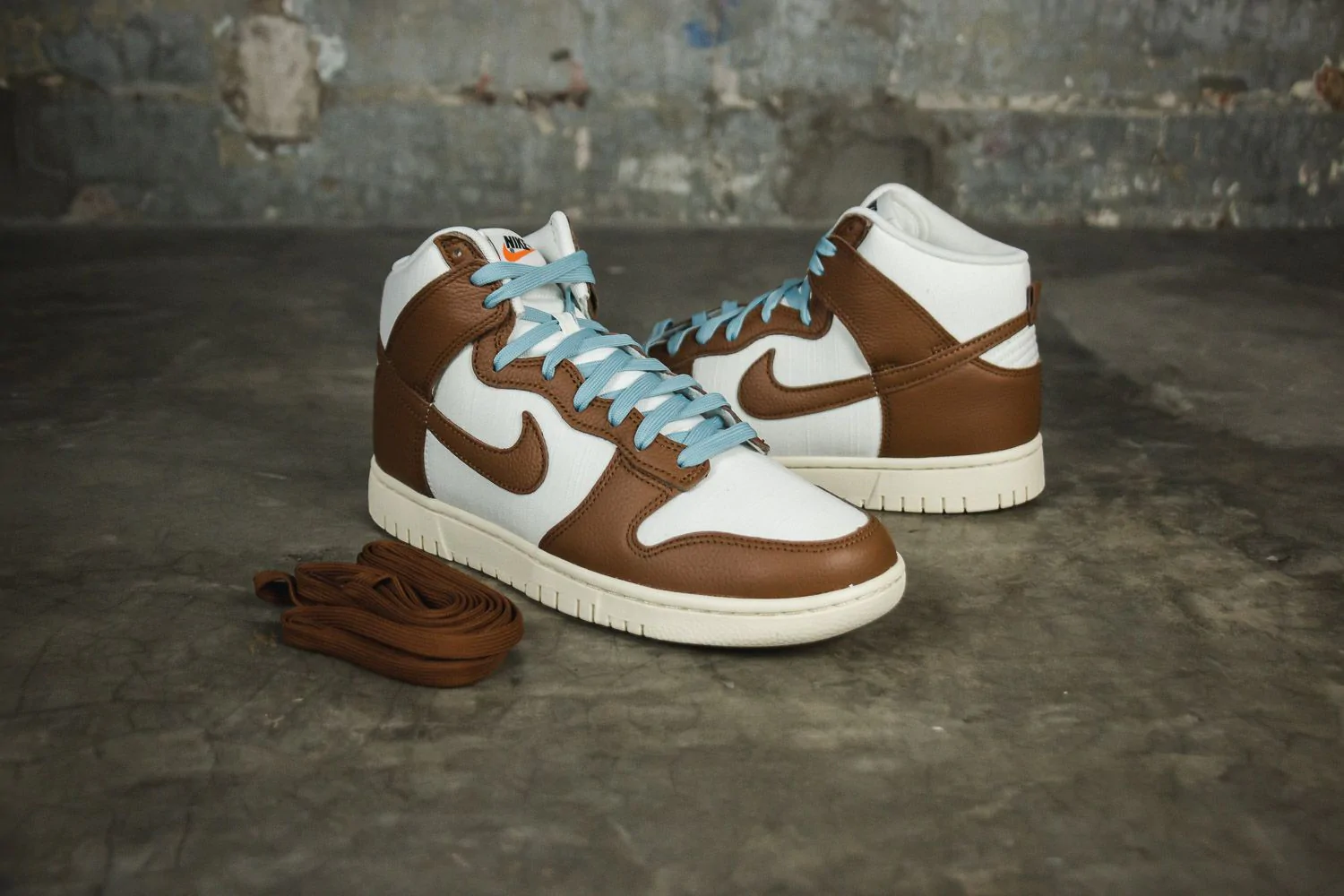 Giày Nike Dunk High PRM Pecan and Sail 'Brown' DQ8800-200 - Ảnh 3