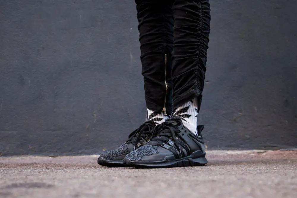 Alternative view of Giày Adidas EQT Support ADV 'Triple Black' BY9589