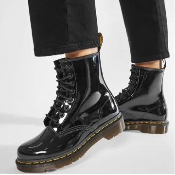 Giày Dr. Martens Wmns 1460 Patent Lamper 'Black' 11821011 - Ảnh 2