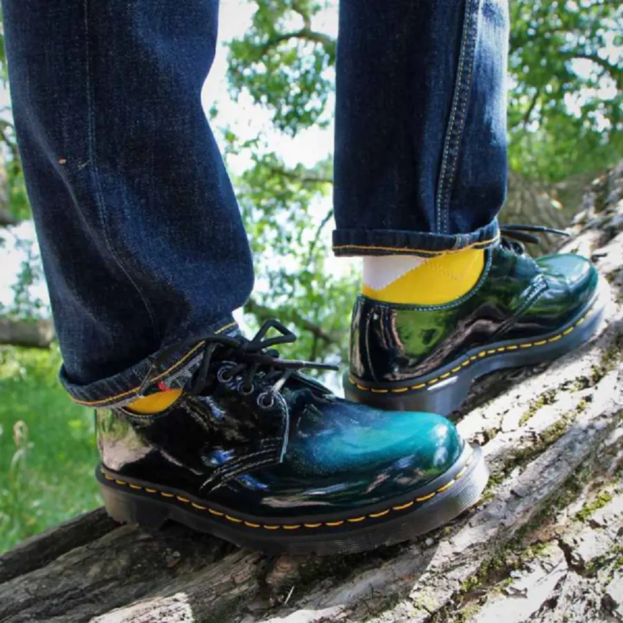 Giày Dr.Martens 1461 Vegan ‘Black Gross’ 26890431 - Ảnh 3