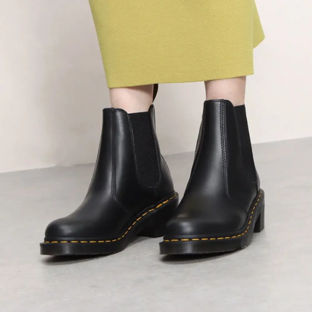 Giày Dr.Martens Cadence Women's Leather Heeled 'Black' 25450001 - Ảnh 5