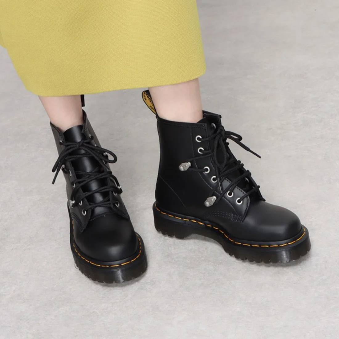 Giày Dr.Martens 1460 Bex Stud Leather Lace Up 'Black' 26959001 - Ảnh 5