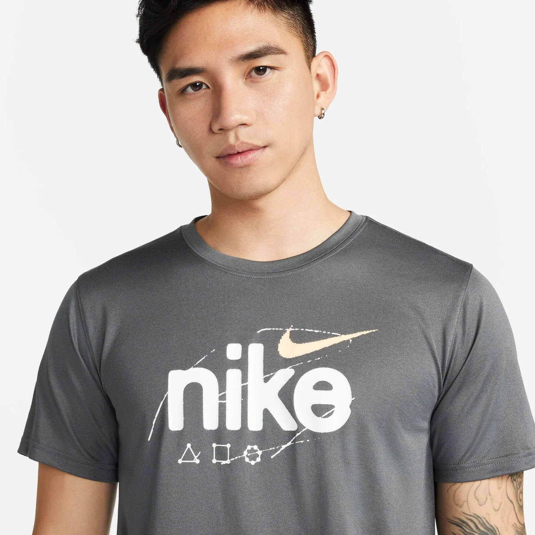 Áo Nike As Df Tee Lgd Wild Clash 'Iron Grey' DR7556-068 - Ảnh 4