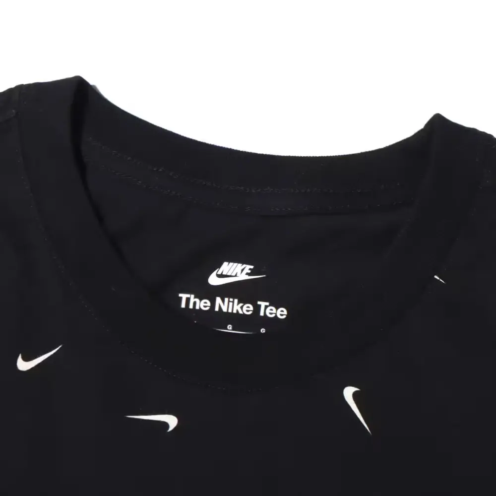 Áo Nike As Club Tee Aop 'Black' DR7910-010 - Ảnh 5