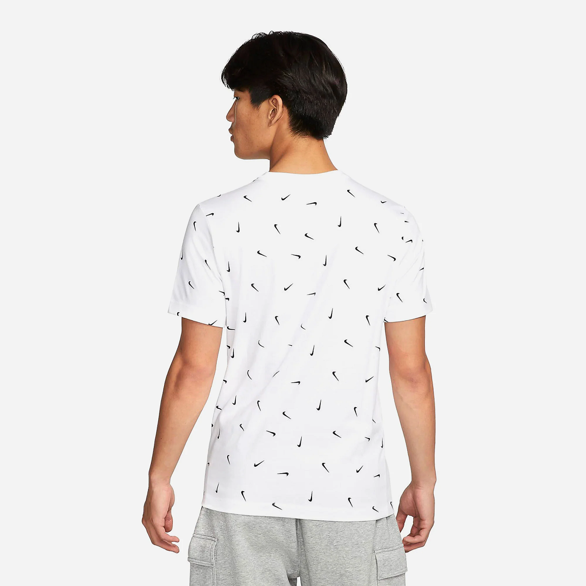 Áo Nike As Club Tee Aop 'White' DR7910-100 - Ảnh 3