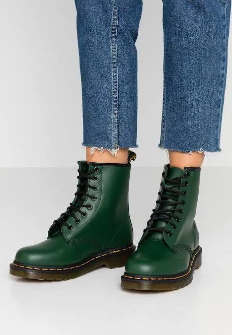 Giày Dr.Martens 1460 Women's Pascal Virginia 'Green' 26902328 - Ảnh 3