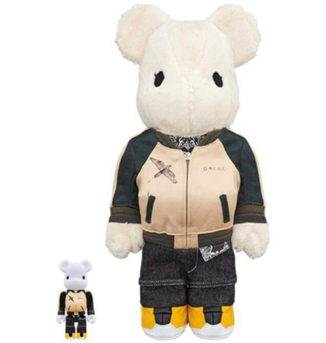 Mô Hình Bearbrick Sacai x Dr.Woo