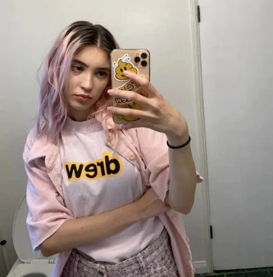 Áo Drew House Secert SS Pink Tee - Ảnh 3