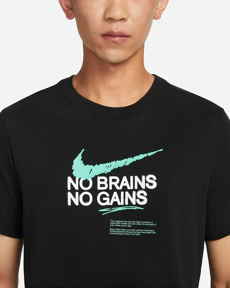 Alternative view of Áo Nike As Df Tee Dye 2 'Black' DX0966-010