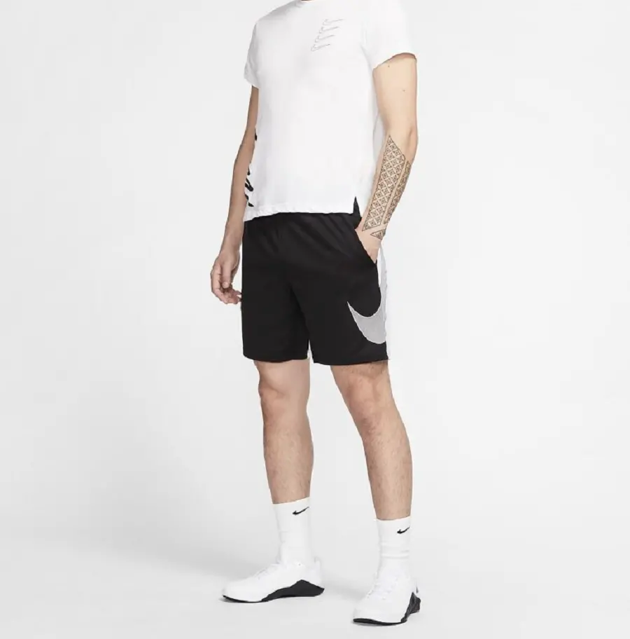 Alternative view of Quần Nike Dri-FIT Men’s Graphic Training Shorts CJ6690-010
