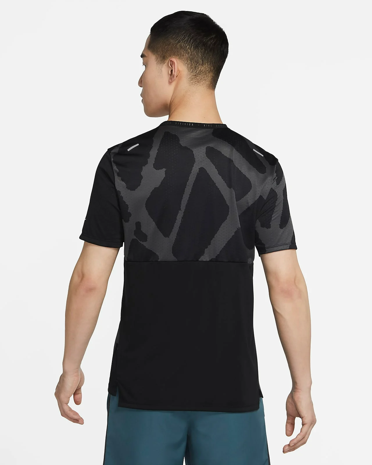 Áo Nike As Df Run Dvn Rise 365 Ss 'Black' DQ4758-010 - Ảnh 3