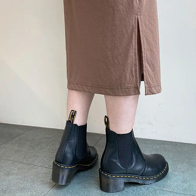 Giày Dr.Martens Cadence Women's Leather Heeled 'Black' 25450001 - Ảnh 3