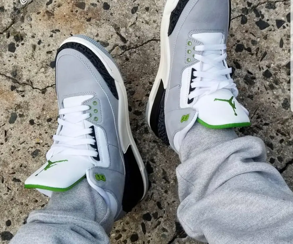 Alternative view of Giày Nike Air Jordan 3 'Air Trainer 1 Chlorophyll' 136064-006