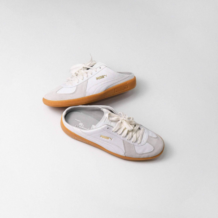 Giày Puma Army Trainer Mule ‘White’ 387824-01 - Ảnh 3