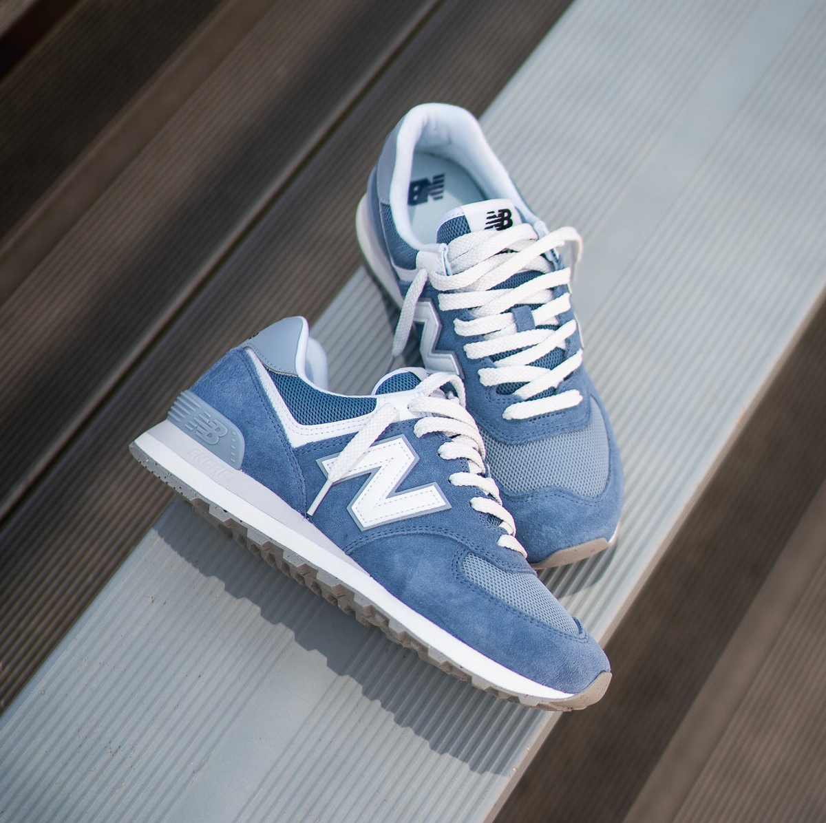 Giày New Balance 574 'Cloud Blue' U574FDG - Ảnh 4
