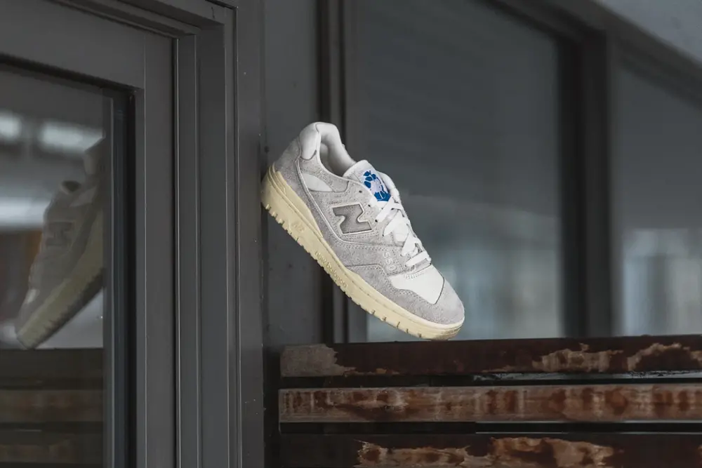 Giày New Balance 550 x Aime Leon Dore 'Grey Suede' BB550AC1 - Ảnh 5