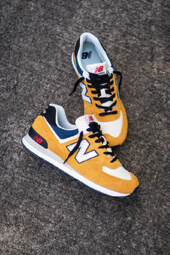 Giày New Balance 574 'Yellow Grey' U574CY2 - Ảnh 5