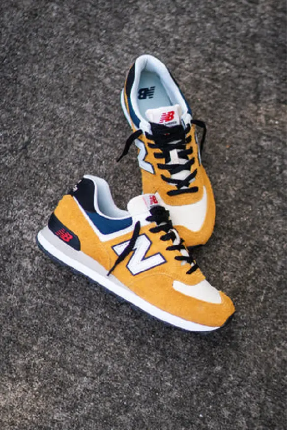 Giày New Balance 574 'Yellow Grey' U574CY2 - Ảnh 5