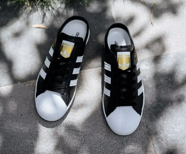 Giày Adidas Originals Superstar Mule Black White FX0528 - Ảnh 4