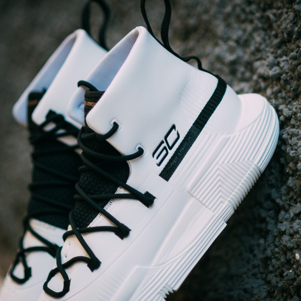 Giày Under Armour SC 3Zero II 'White Black' 3020613-103 - Ảnh 4