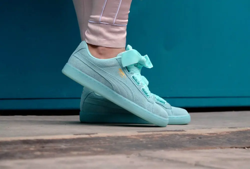 Giày Puma Suede Heart Reset Wmns 'Aruba Blue' 363229-01 - Ảnh 3