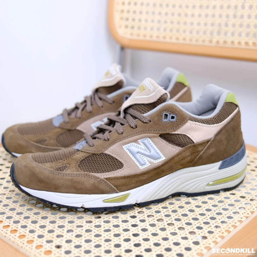 Giày New Balance 991 Made In England ‘Olive Brown’ M991OLB - Ảnh 7